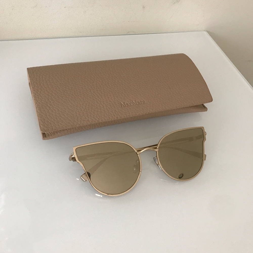 *Limited Edition Max Mara Sunglasses Gold